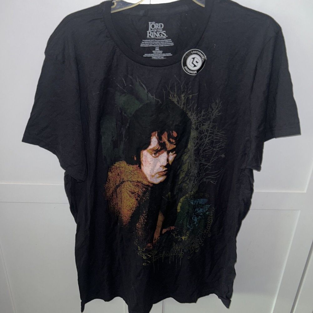 Lootcrate Exclusive Lord of the Rings Man's T Shirt Black Size XXL 2XL NWT